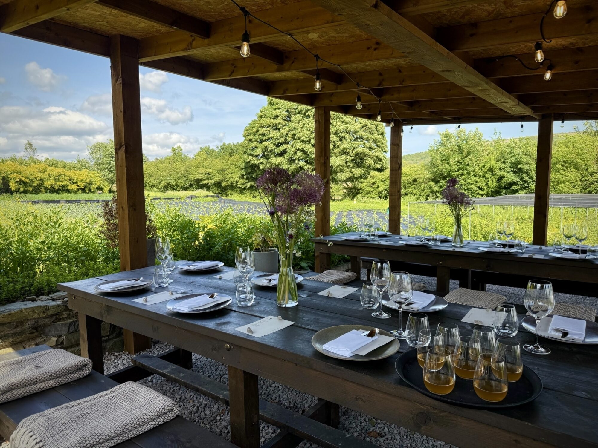 A Day at Our Farm table Our Farm